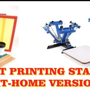 Screen Printing Start Up Materiel kit-for T  SHIRT Printing