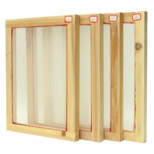 Frame (Wooden 17 X 22 ) WITH 55T  MESH(SET OF 4 PIC)