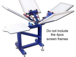 4 Color 1 Station Screen Printing machine With Stand [L.D]