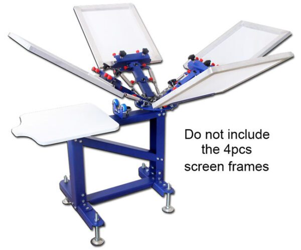 4 Color 1 Station Screen Printing machine